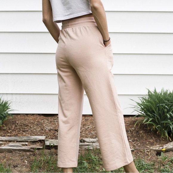 NWT KOTN Culotte Sweatpant in Plaster Pink - Picture 2 of 7
